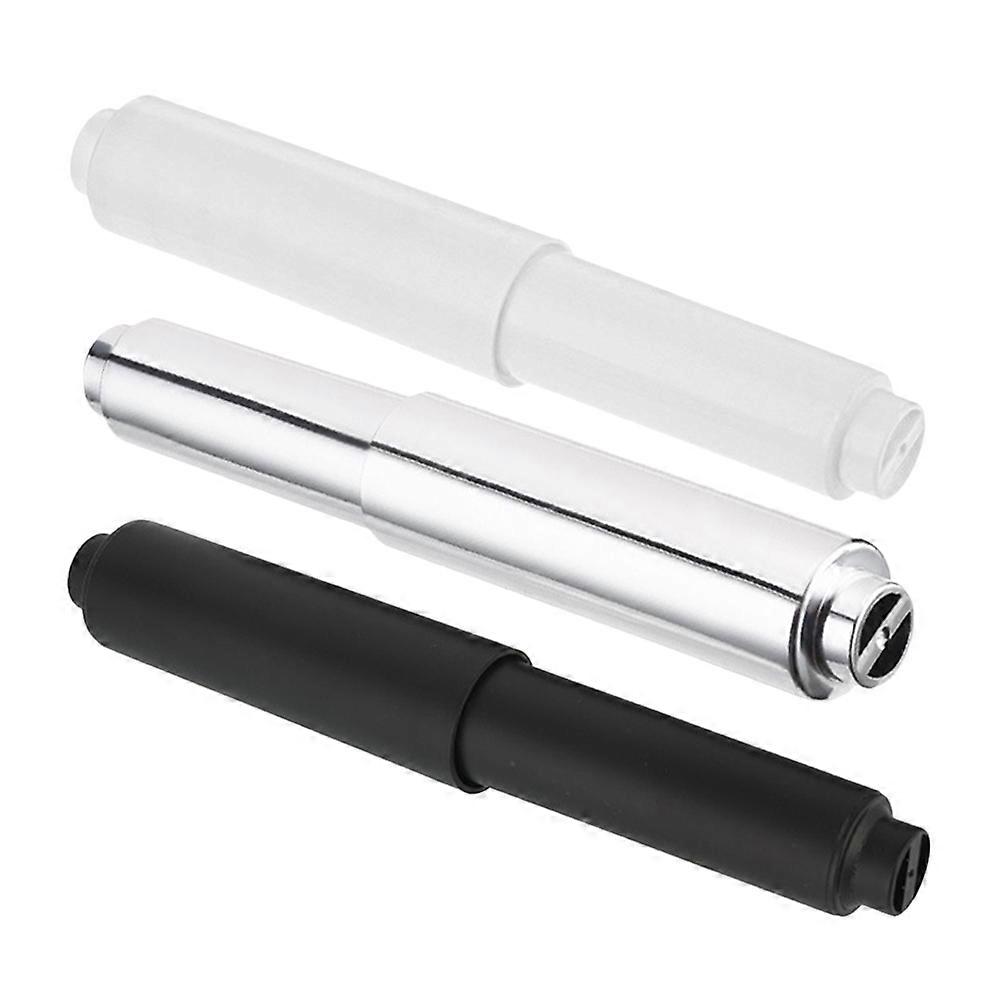 3pcs Adjustable Toilet Paper Holder Rods Spring Loaded Roll Tissue Holder Replacement Spindle Stick