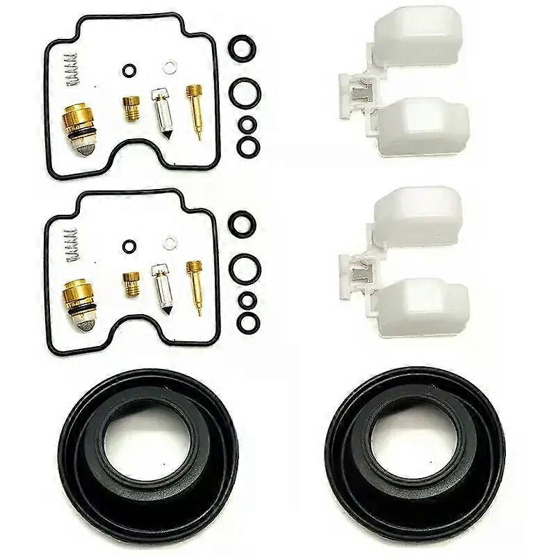 ينطبق على ياماها XVS1100 1999-2006 xvs 1100 طقم إصلاح المكربن تعويم الحجاب الحاجز