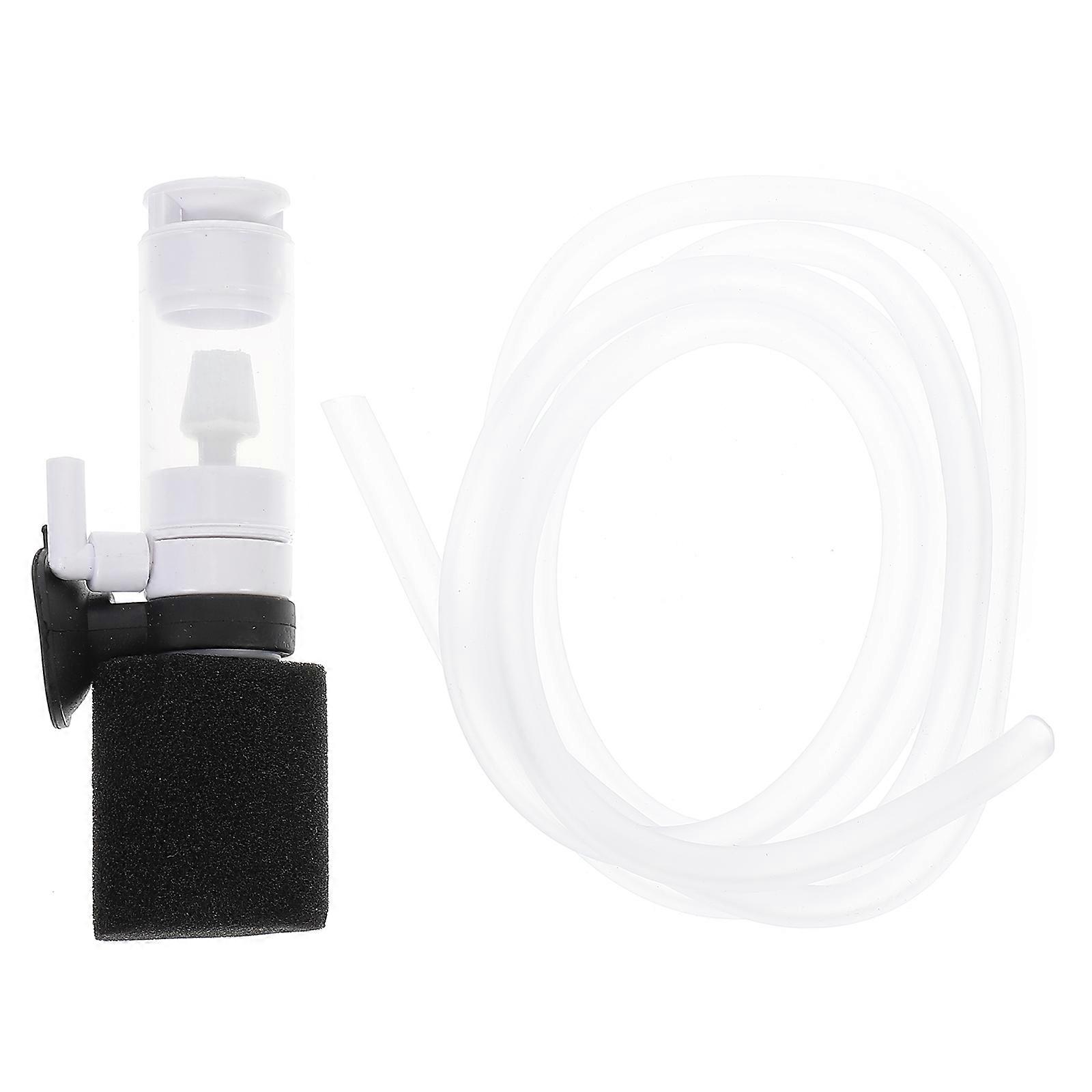 Shrimp Tank Filter Aquarium Accessories Plastic Small Pneumatic Filter Aquarium With Inconvenient Pump Installation 1Set