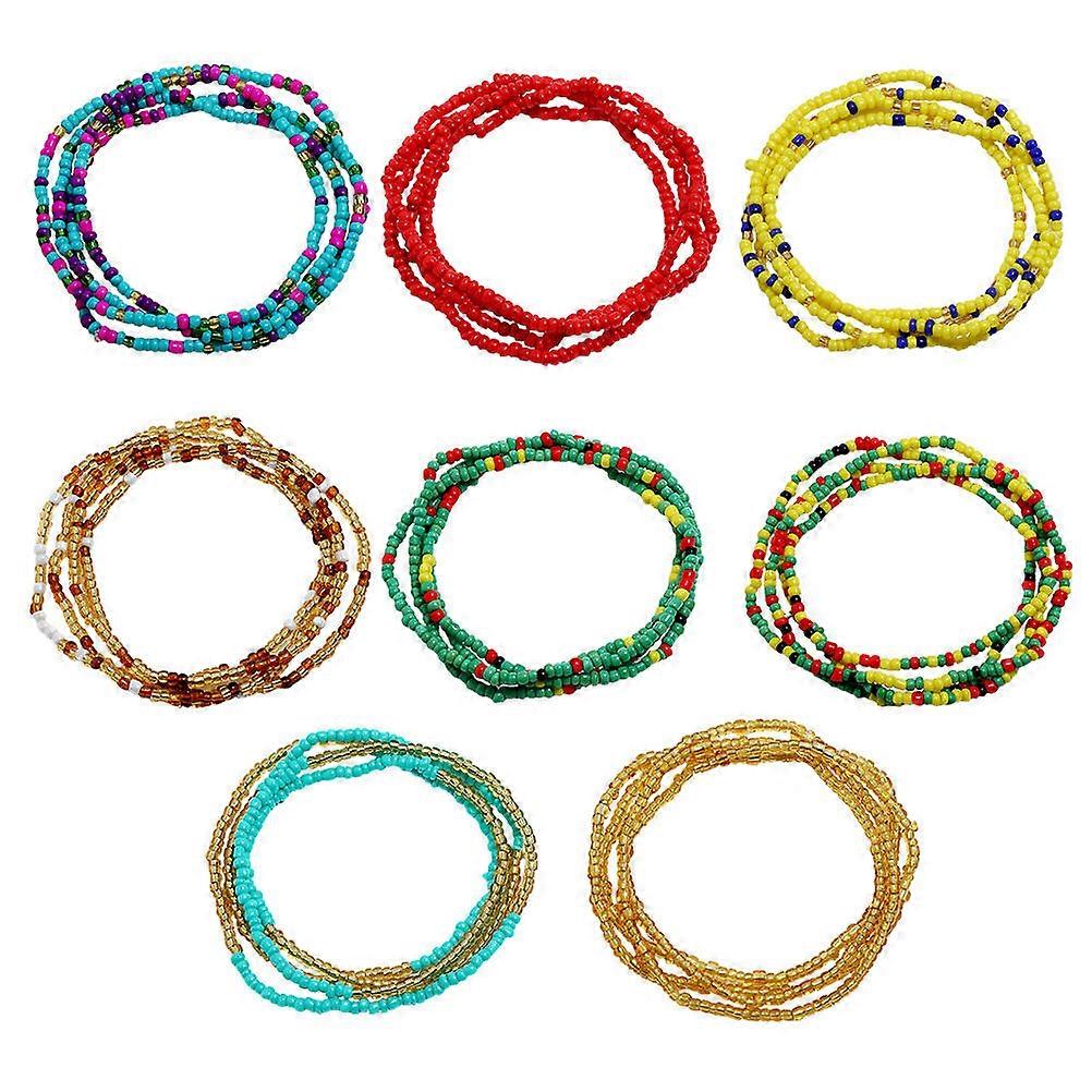 Here's a polished and professional product description for your **8pcs Bohemian Bead Waist Chains**:

 

### **8pcs Bohemian Bead Waist Chains –