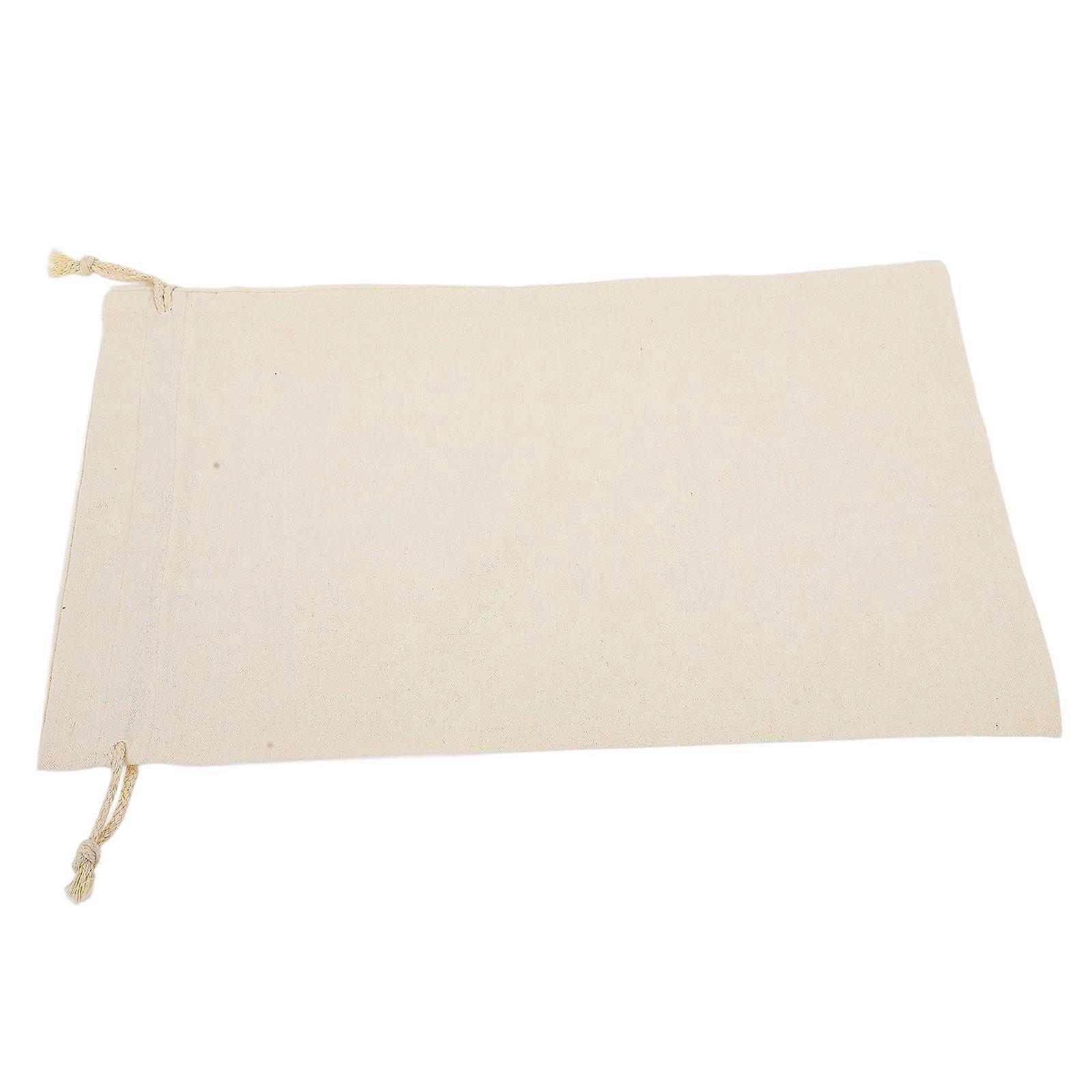 Cotton Storage Bag For Soil Sampling Geology Samples Storage Grain Storage Beige 54.00X33.00X0.50cm Large Drawstring Bag 1Pack