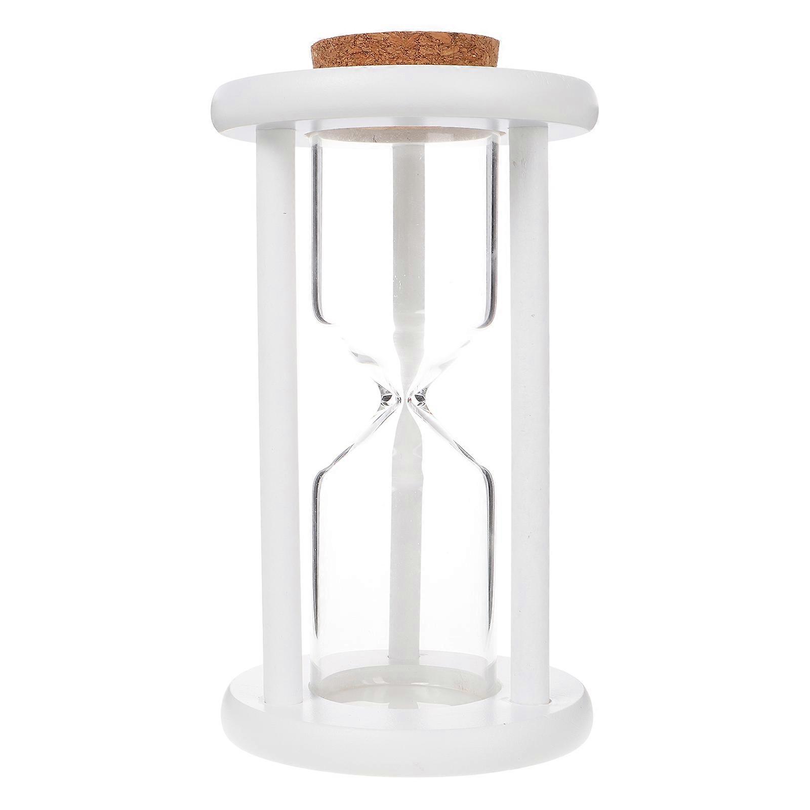Refillable DIY Hourglass Timer with Wooden Frame and Glass Sand Clock for Crafting, Home, Study, Cooking, and Office Use