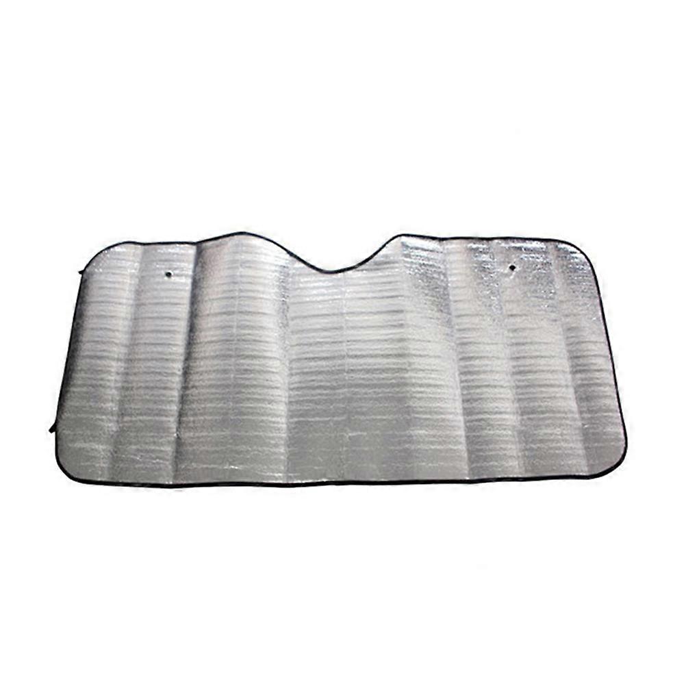 Foldable Car Windshield Sunshade with UV Protection Heat Shield, Easy Installation, Magnetic Suction & Wind Strap for All Seasons
