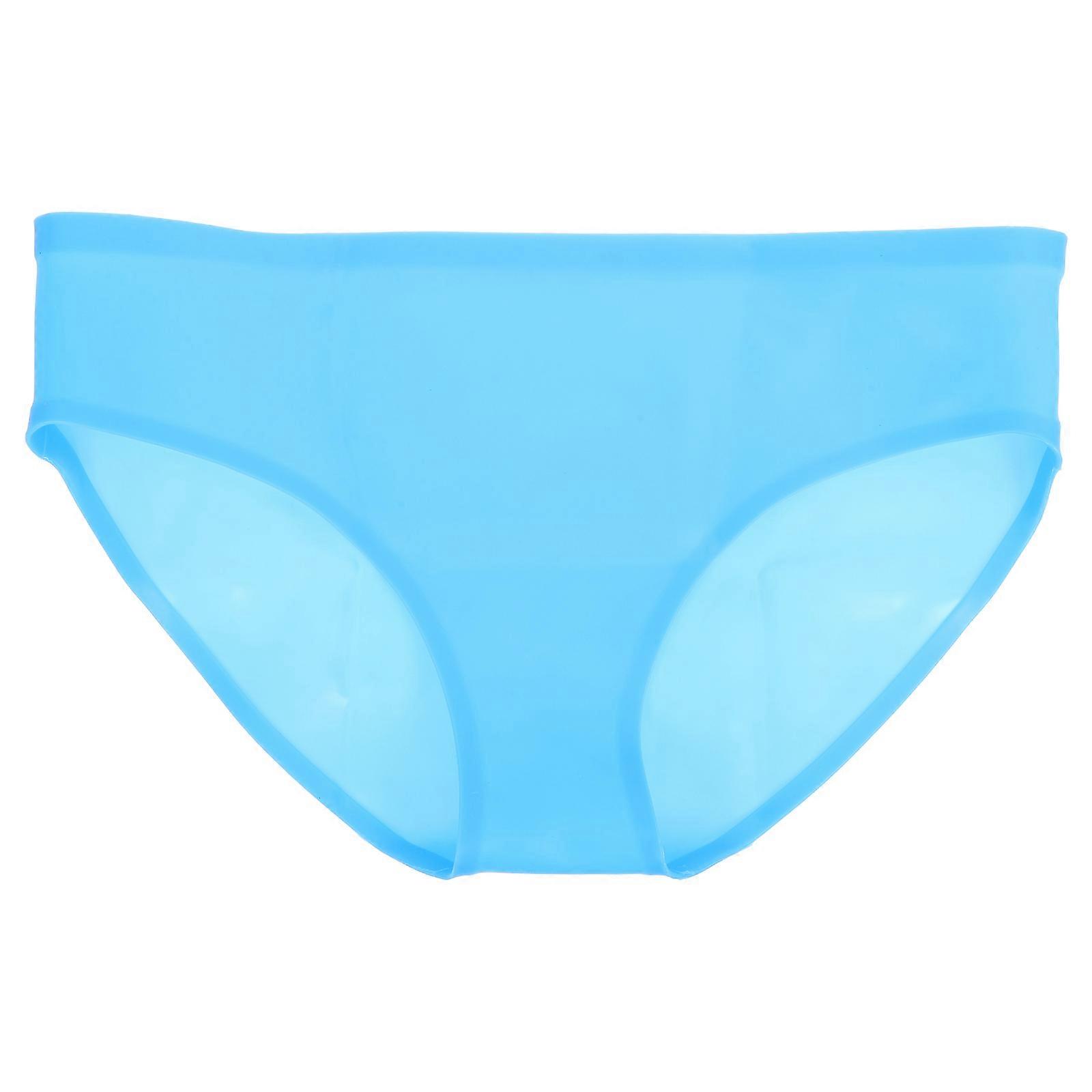 Silicone Swim Trunks Waterproof Triangular Swimming Trunks for Women