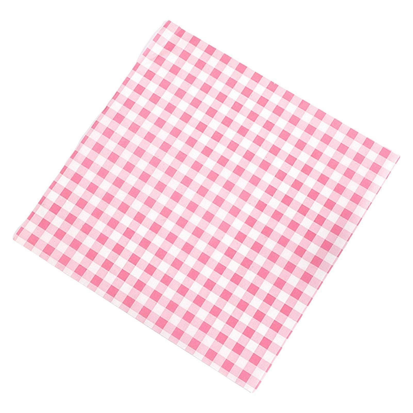 100 Sheets Paper Sandwich Paper Liners Oil Resistant Odorless Square Lattice Food Basket Liners for Hot Dog Chicken Roll