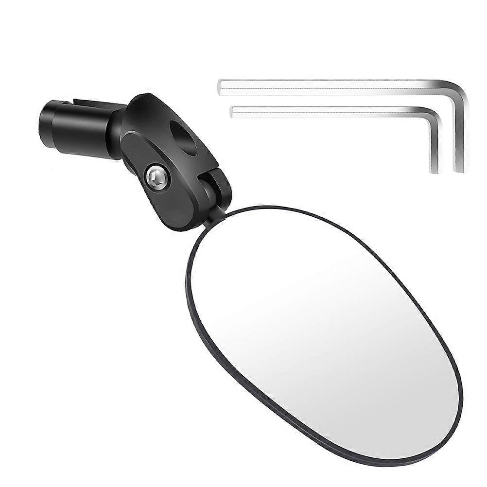 Assorted Color Bike Mirror for Safe Cycling Use with Adjustable High Brightness Glass and Clear View, PC Material, 1pc