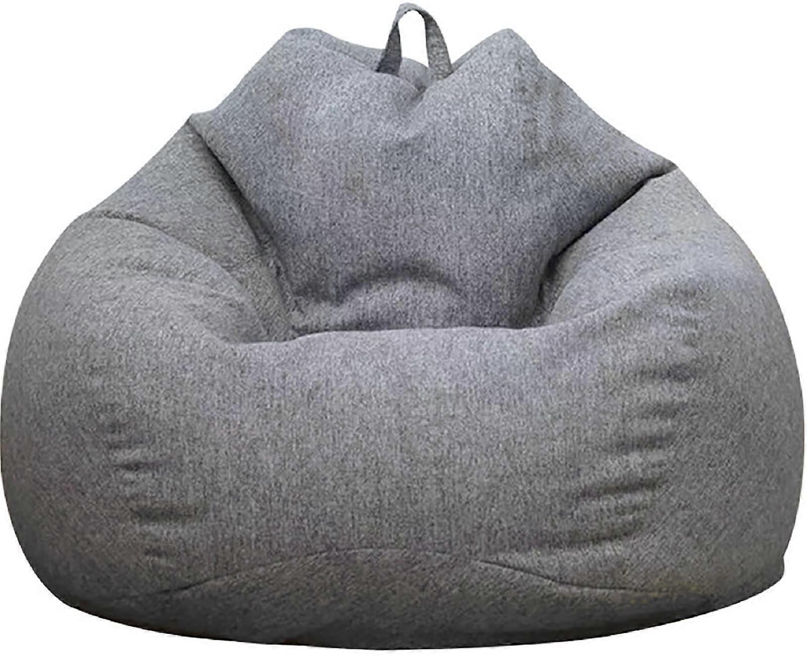 Classic sofa cover, bean bag without filling, soft lazy puff sofa cover for home decorations, lazy bean bag, H,70 80CM