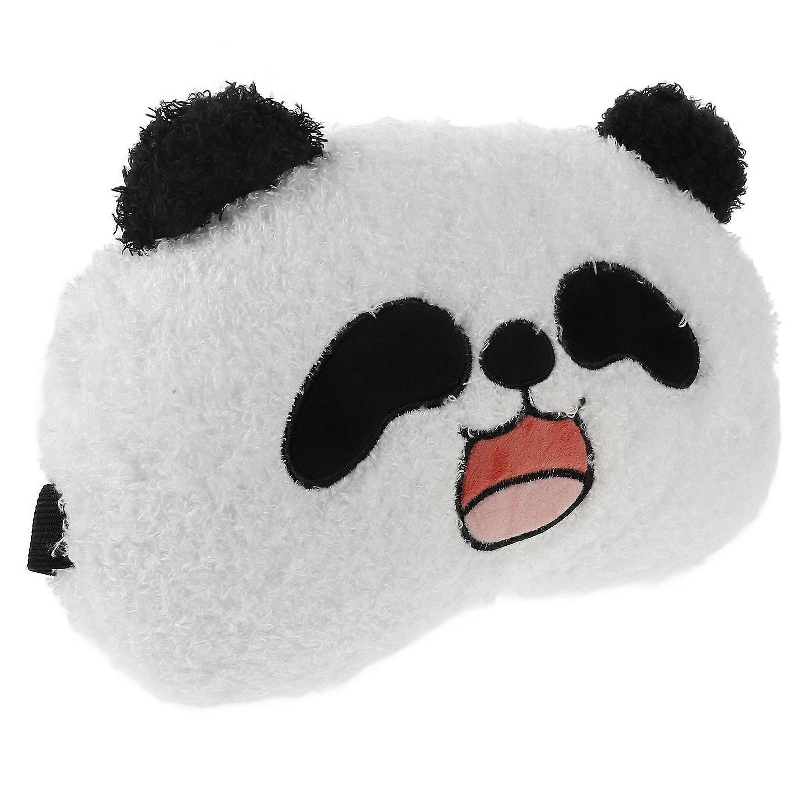 Soft Plush Car Neck Pillow with Cute Panda Design for Drivers – Comfortable Headrest Cushion for Travel, Office Chairs, and SUVs to Reduce Fatigue