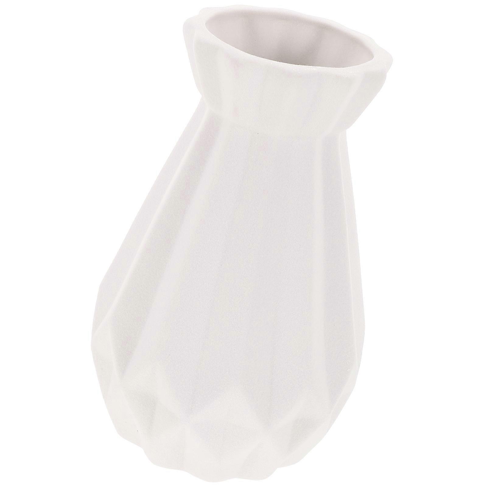 Ceramic Vase White Vase for Flowers Craftsmanship for Decoration Use