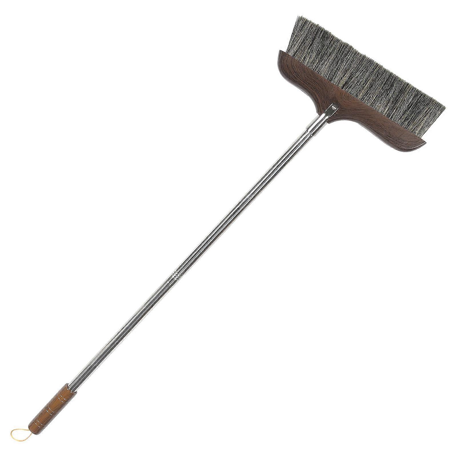 Long Handle Durable Bristle Broom for Indoor Outdoor Household Cleaning – Compact & Easy to Store – Ideal for Corners