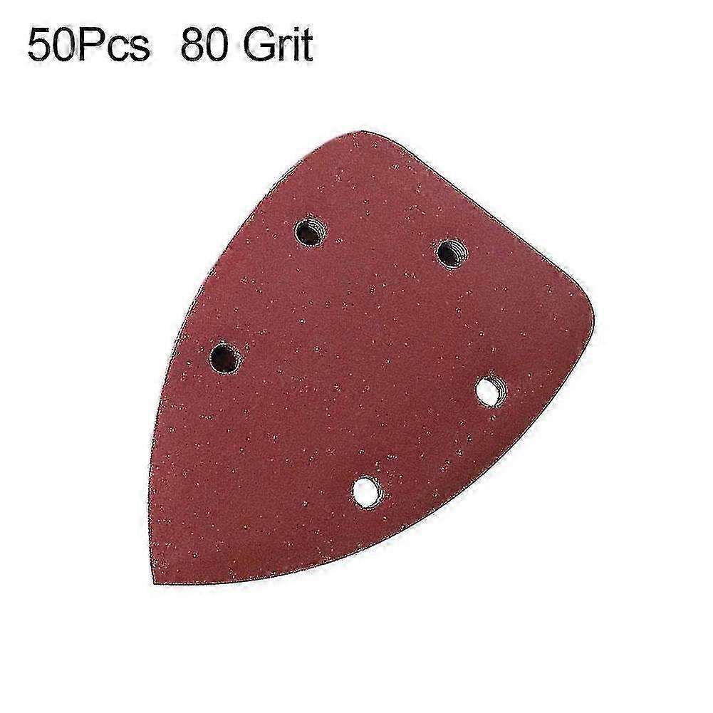 50/100pcs Triangle Polishing Sandpaper Buffing Sanding Disc Sheets with Grits Ranging from 40 to 320