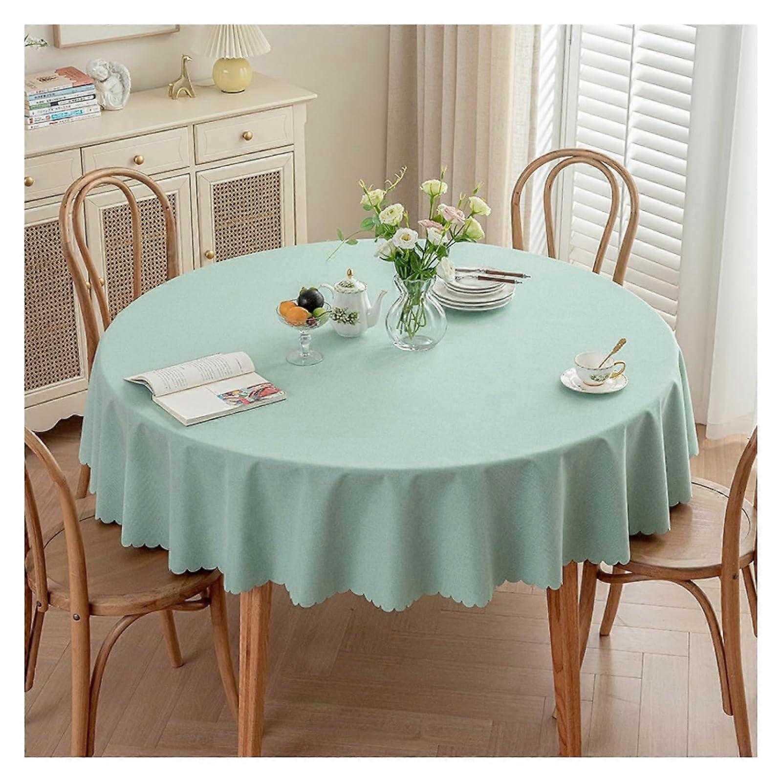 Festival Table Linen, Waterproof Rectangular Cotton Tablecloth, Versatile Farmhouse Table Cover for Kitchen Dining, Buffet Parties, Camping