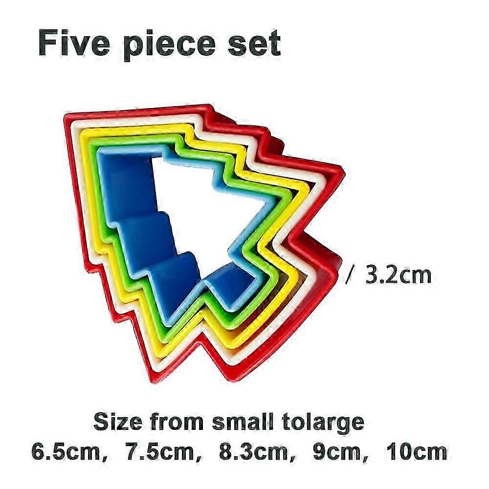 Assorted Color Two Side Round Cookie Cutters, Biscuit Cutters and Fondant Cake Cutters