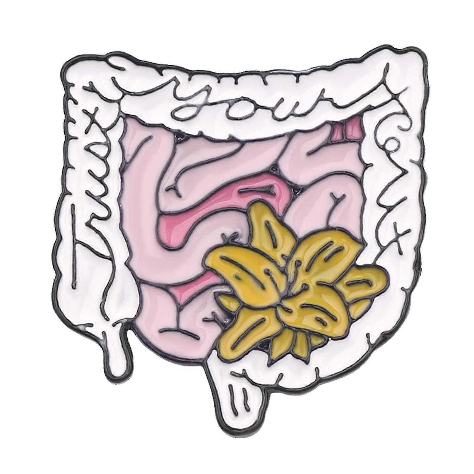 Modeling Organ Brooch for Women, Human Modeling, One Size, Various Colors, Lapel Brooch