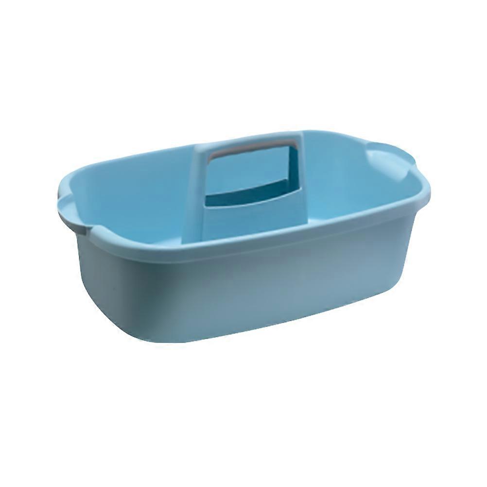 Bathroom Organiser Cleaning Tool Storage Box Large Capacity Portable Design 16.5×9.6×7.5in 1Set