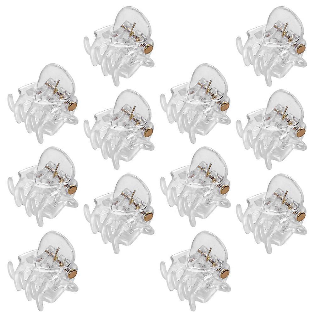 Mini Jaw Clips Hair Small Claw Clips for Girls Hairstyle Design 2X2X1.5CM 30Set