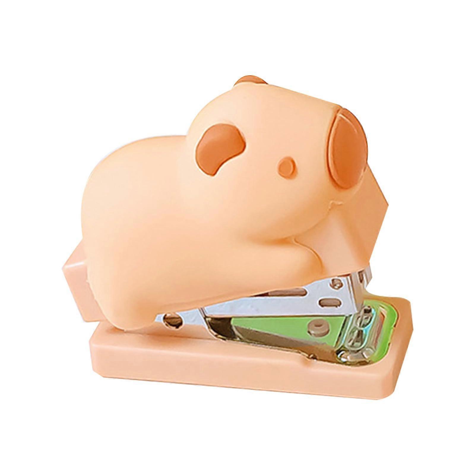 Cartoon Animal Stapler ABS Stapler with Basic Food Lightweight Heavyduty Stapling Machine Suitable for 24.06 Pieces Including