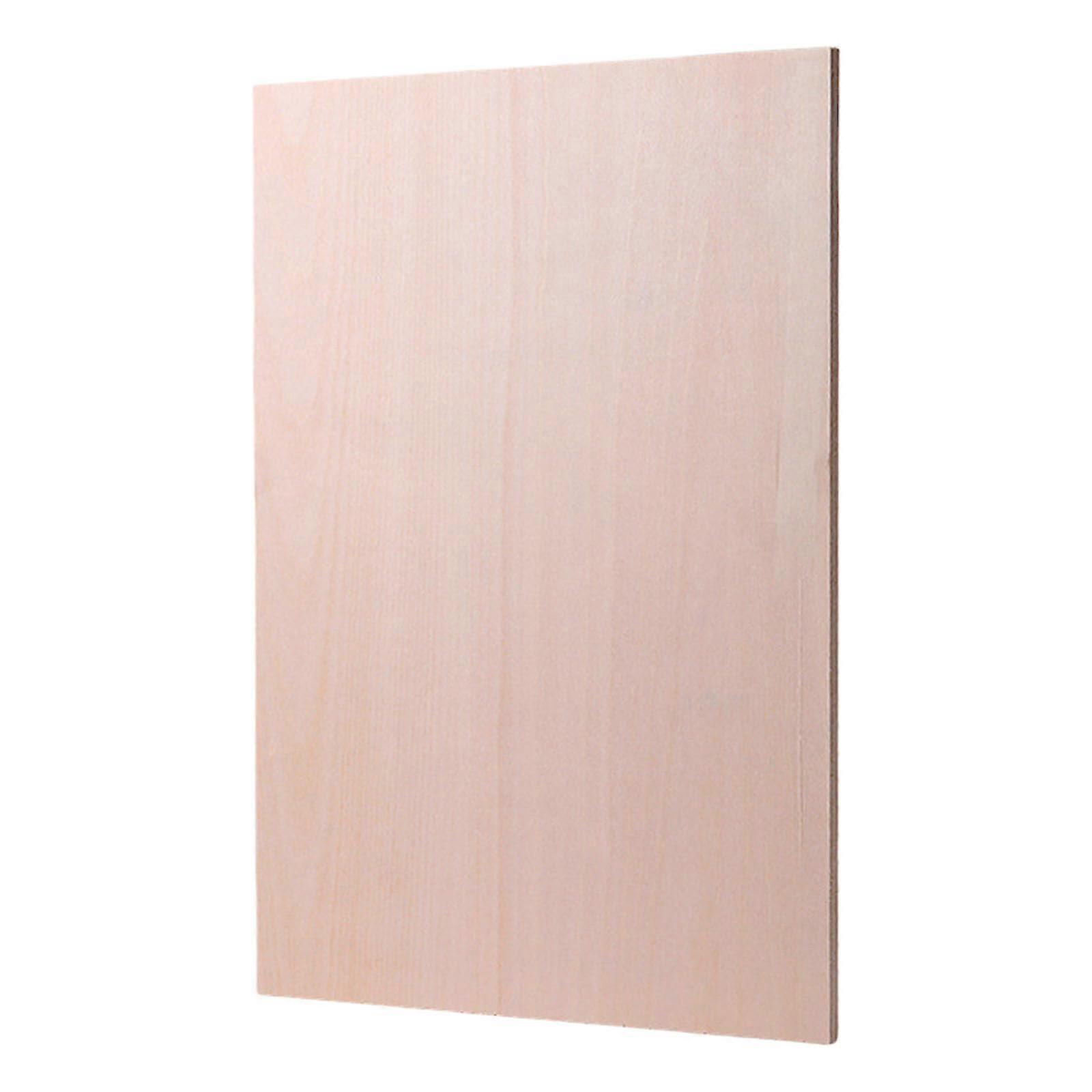 Plywood Sheets Double Sided Unfinished Wood Panel for Wood Craft Model Painting Engraving Stencil Home Decoration 5 mm 22cm by 30cm