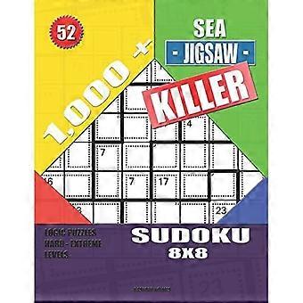 1000 + Sea Jigsaw Killer Sudoku 8x8 : Logiikkapalapelit Vaikea-äärimmäiset tasot