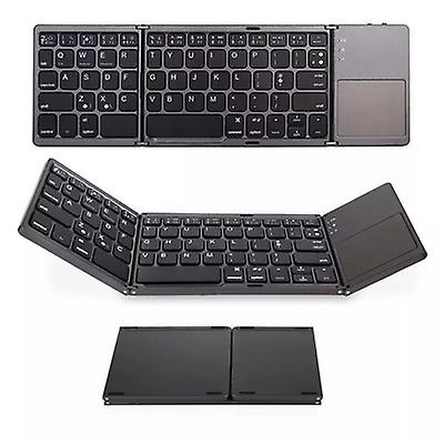 Foldable Keyboard, Ergonomic Keyboard, Keyboard With Touchpad, Wireless Portable Keyboard For Laptops, Tablets