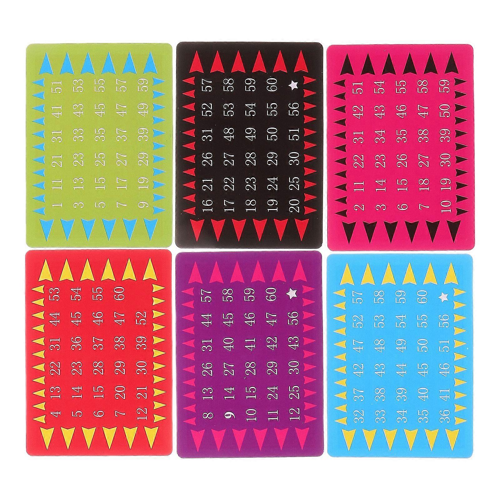 5 Sets Telepathic Number Cards Mind Reading Tricks Toys Stage Mind Reading Number Card Mental Prediction Cards Telepathic Playing Card