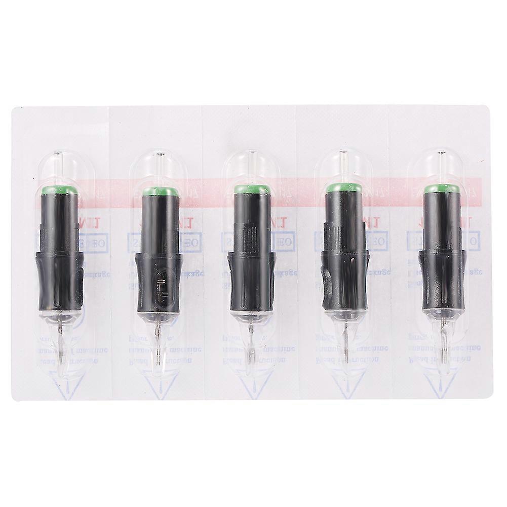 10pcs jetable semi-permanent tatouage cartouche aiguilles RL / RM / M1 / RS pour machine à maquillage 9M1