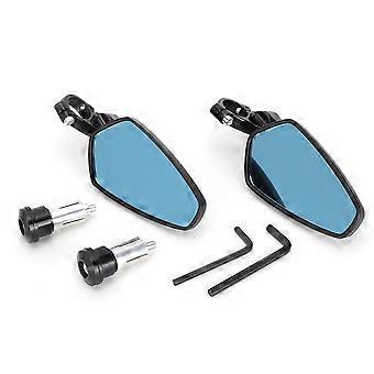 Handlebar End Mirrors 7/8in Aluminum Alloy 360 Degree Rotation Universal