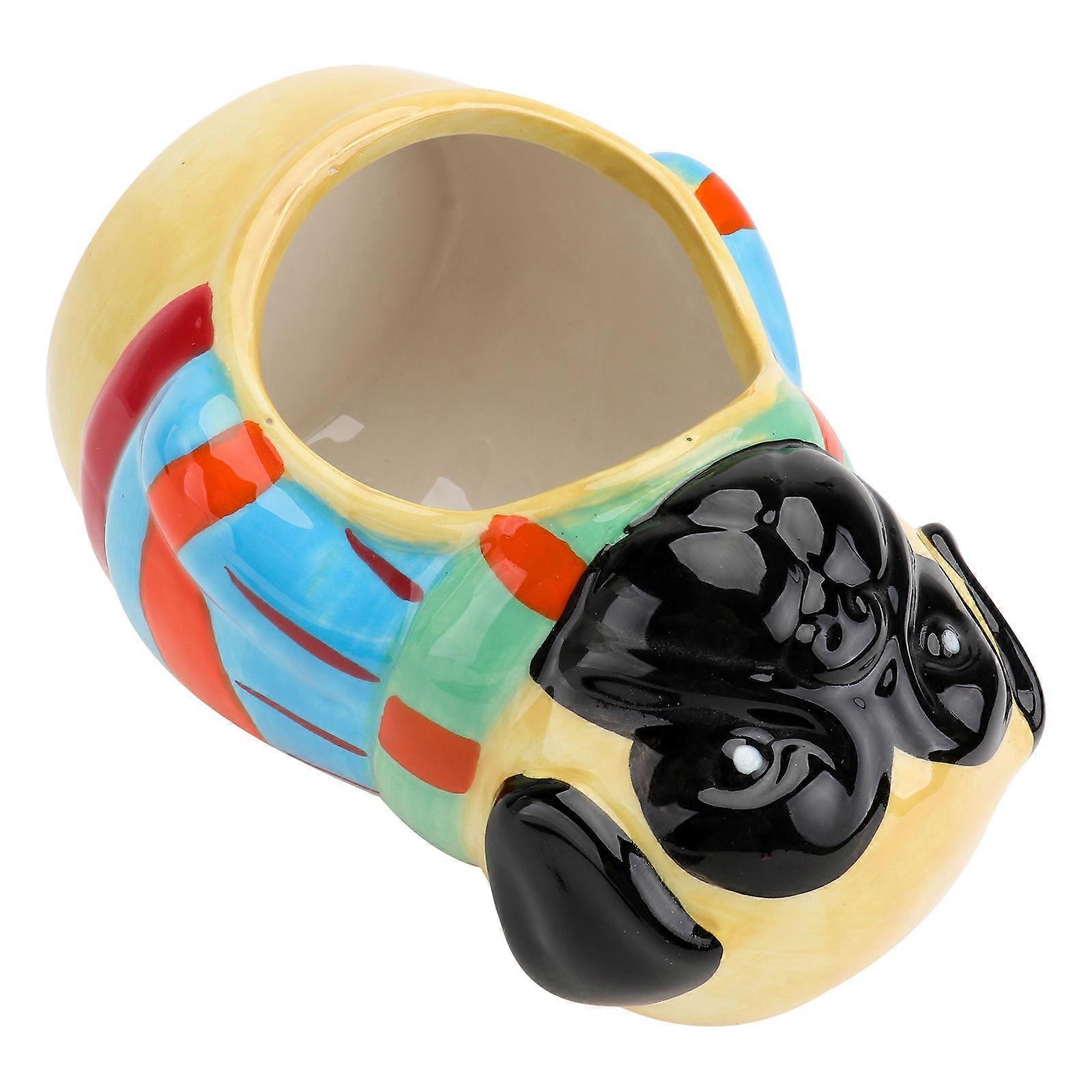 Hamster House Hideout Ceramic Small Hamster Cage Home Decoration Easy to Clean Assorted Color 5.3×4.1×4.1in 1Set