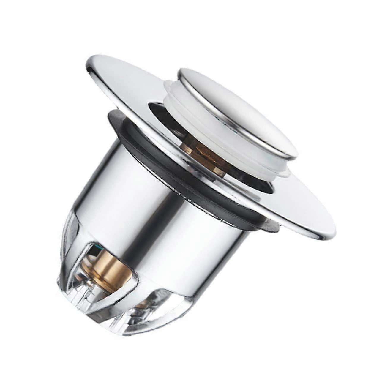 Pop Up Drain Stopper For Sink, Corrosion-Resistant, Drain Filter Included, Easy Install, Bathroom Sink