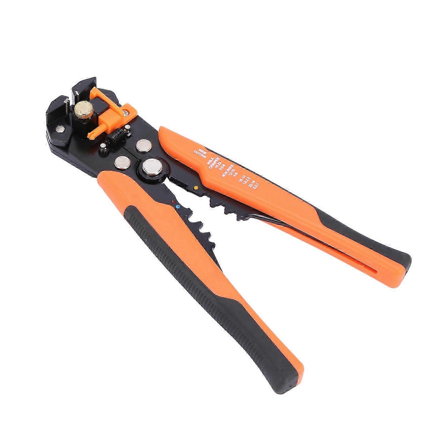 Multi-Function Automatic Terminal Plier Cable Wire Stripper Cutter Crimper Abs Orange Automatic Peeling Pliers