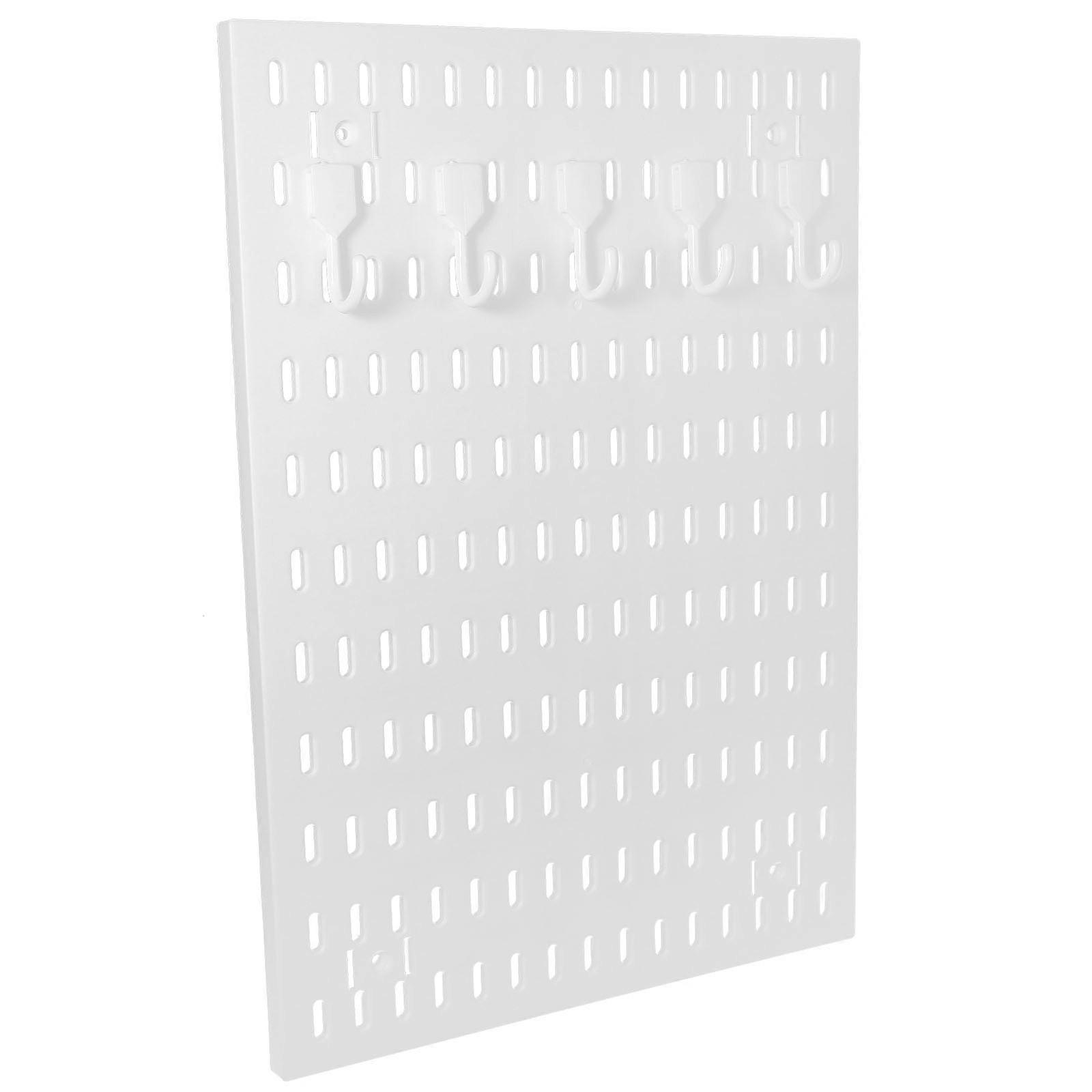 Plastic Pegboard Panel Square Minimalist Mountable Space Division Utility Room Hobby Room General Users 1Set