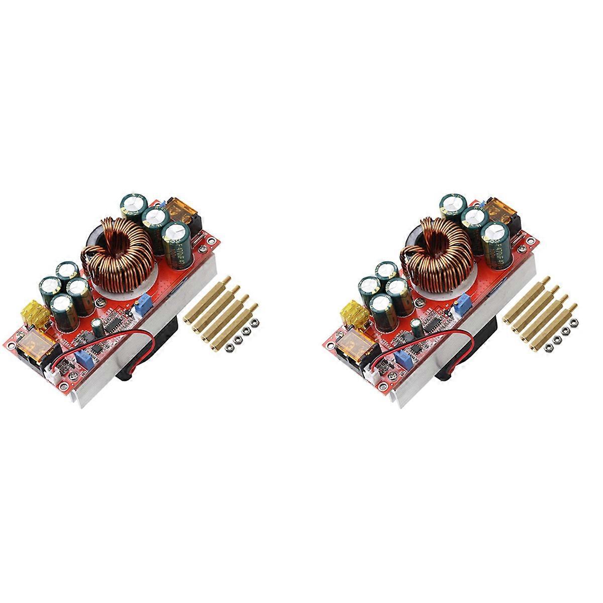 2X 1500W 30A DC-DC Boost Converter Module 10-60V to 12-97V Voltage Step Up Converter Boost CC CV Pow