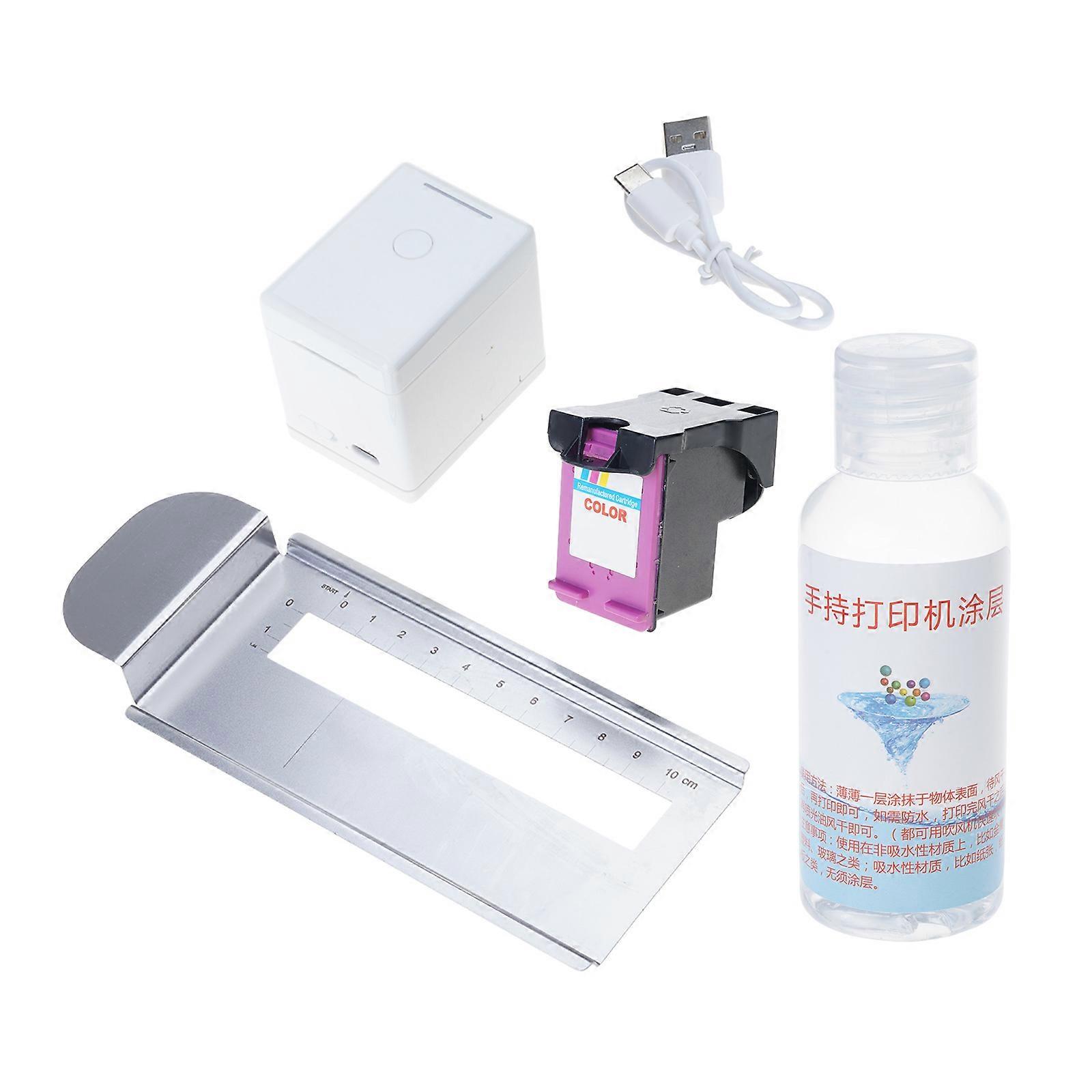 Wireless Handheld Printer Lightweighted for Full Color Inkjet Printing Option on Various Food and Drink Items Decorator  Color