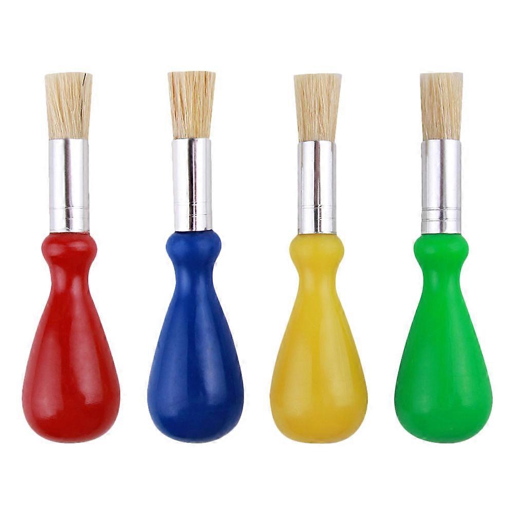 Painting Supplies For Hobbyists Versatile Use Plastic And Bristle Material 4Pcs