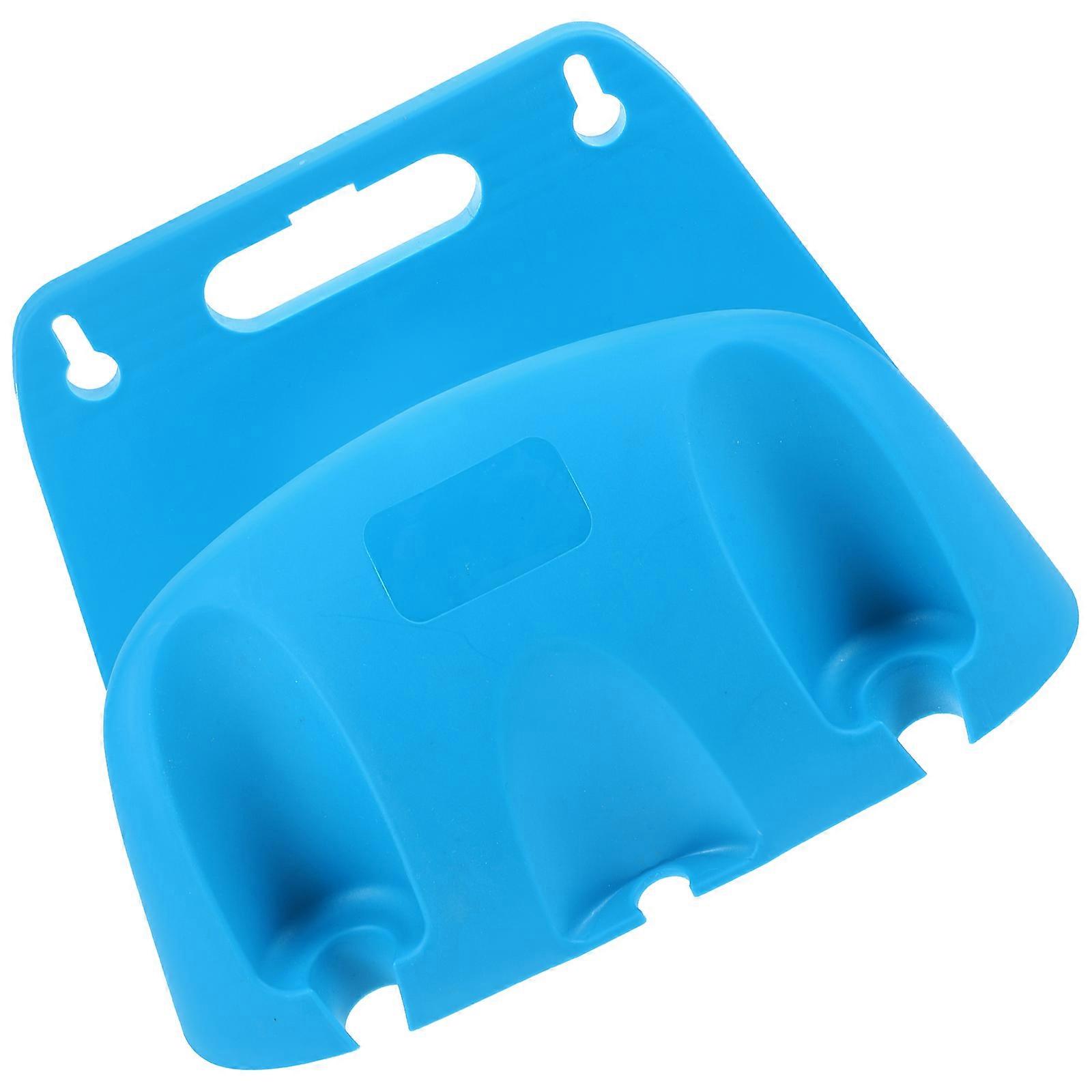 Hose Pipe Wall Bracket Garden Hose Organization Blue 25.00X15.50X15.00CM Wall Mounting 1Pack