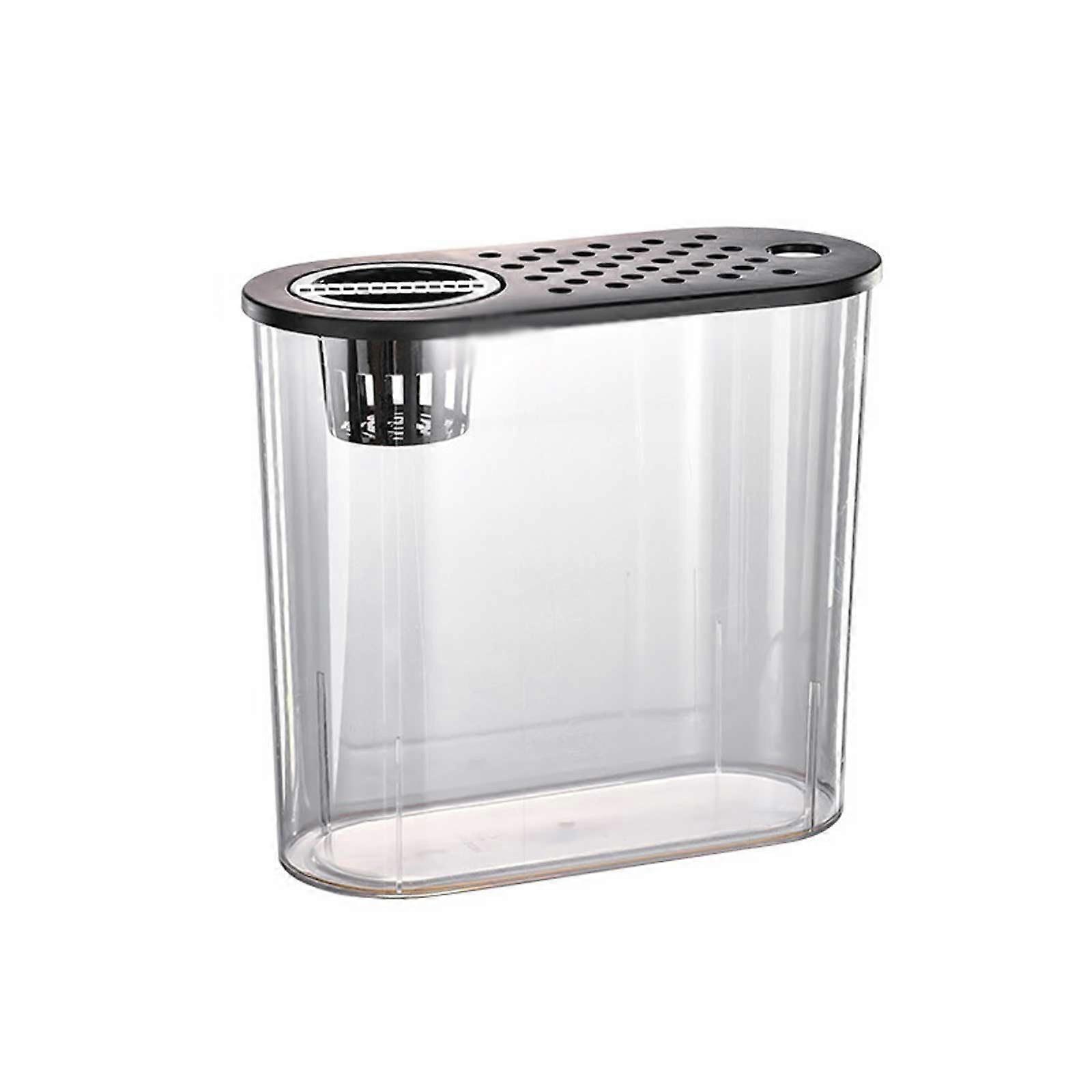 Small Fish Tank Acrylic Transparent Desktop Aquarium With Lid Goldfish Bowl