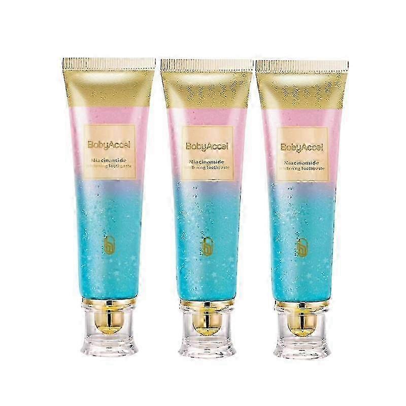 2025 1-3X BodyAccel Niacinamide Whitening Toothpaste BodyAccel Toothpaste Niacinamide NEW