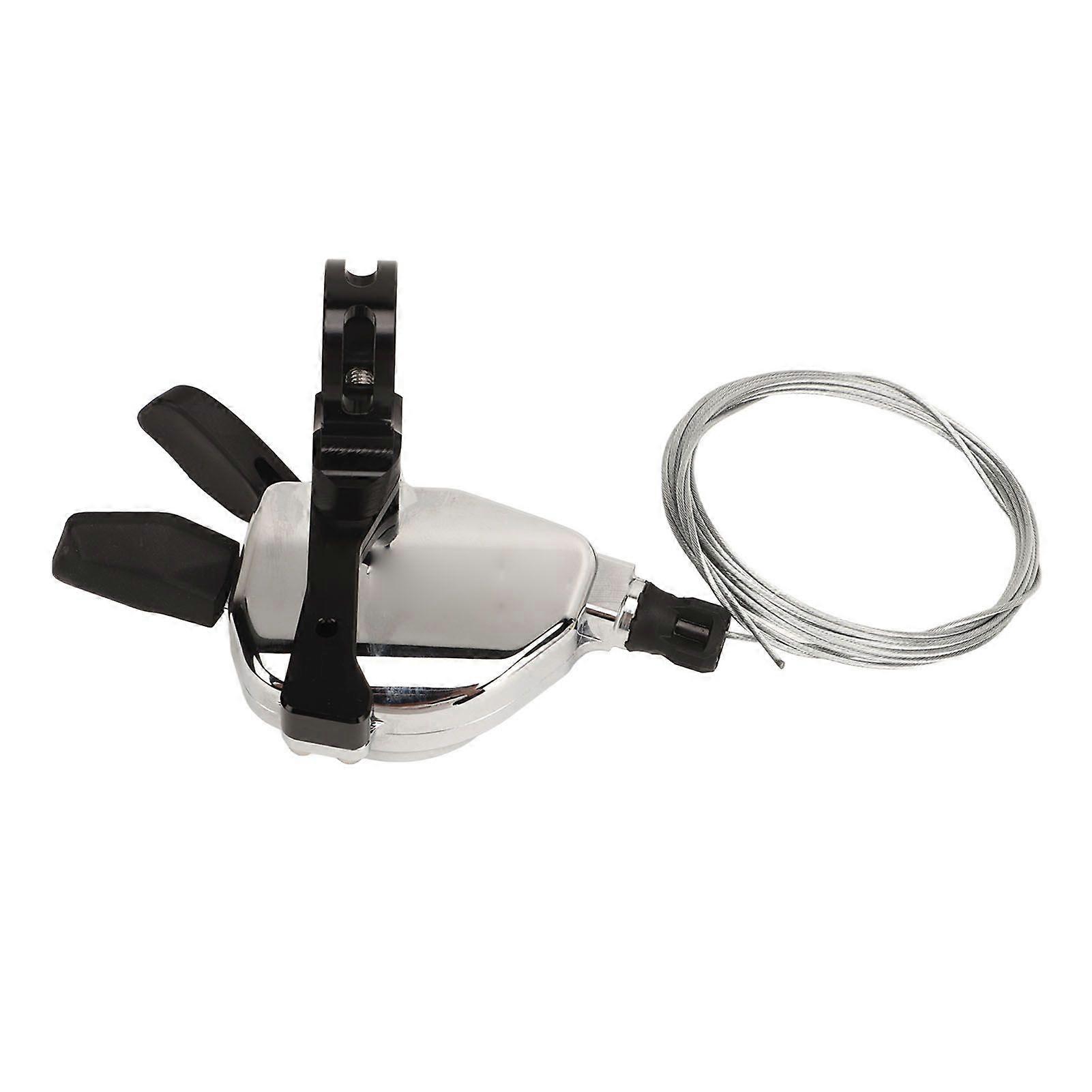 Folding Bike Thumb Throttle Speed Control Finger Throttle for 22.2MM Handlebar 57 Speed Silver