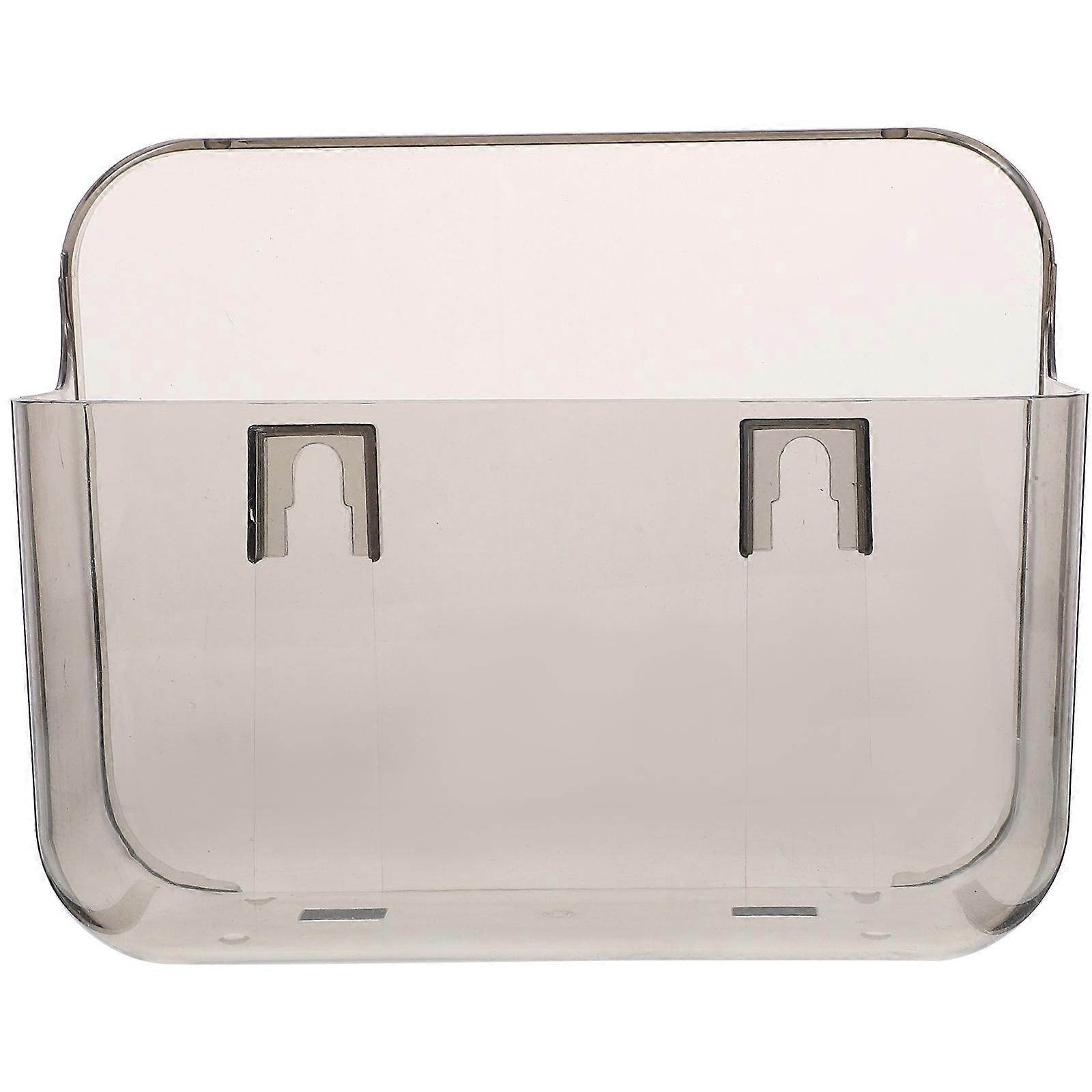 Transparent Acrylic Wall Mounted Storage Rack for Pet Use with Flat Surfaces Size S