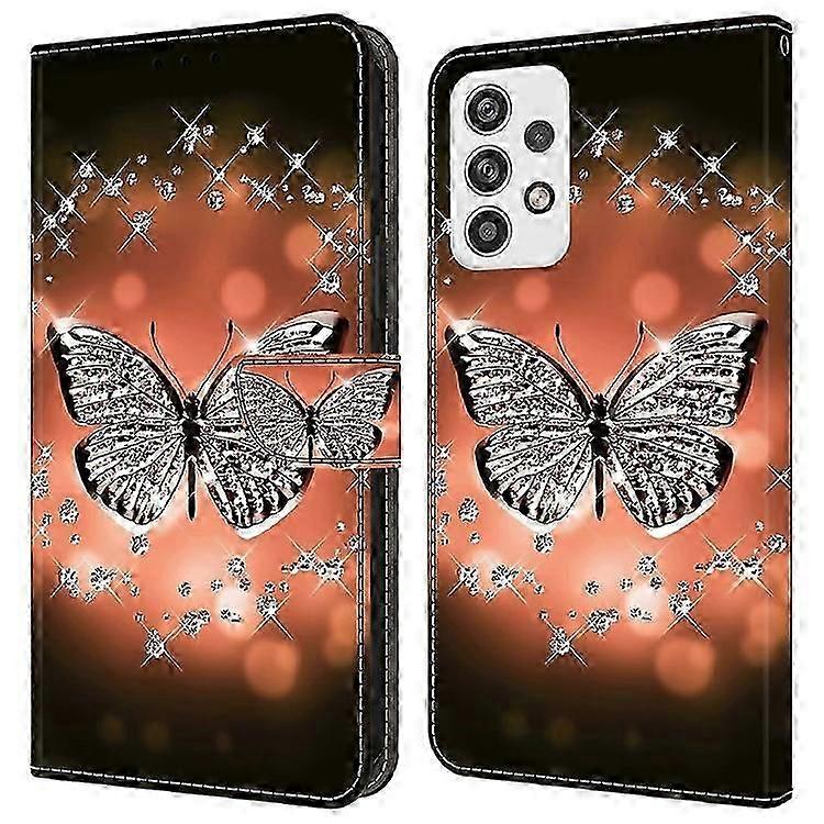 Compatible For Samsung Galaxy A23 5G (Global Version) Leather Flip Case Printed 3D Pattern Stand Wallet Phone Cover