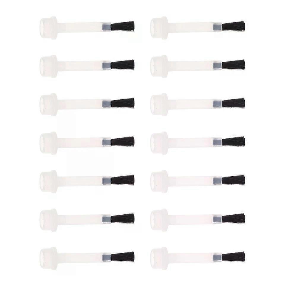 Nail Polish Brush, 14 Pcs Soft Replacement Plastic Fine Tip Brushes for Manicure