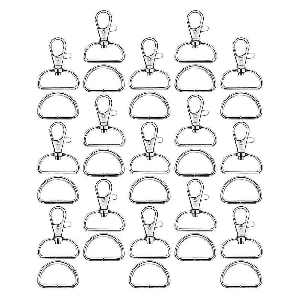 70Pcs Zinc Alloy Buckles Removable Bag Clasps Strap Connectors Accessories