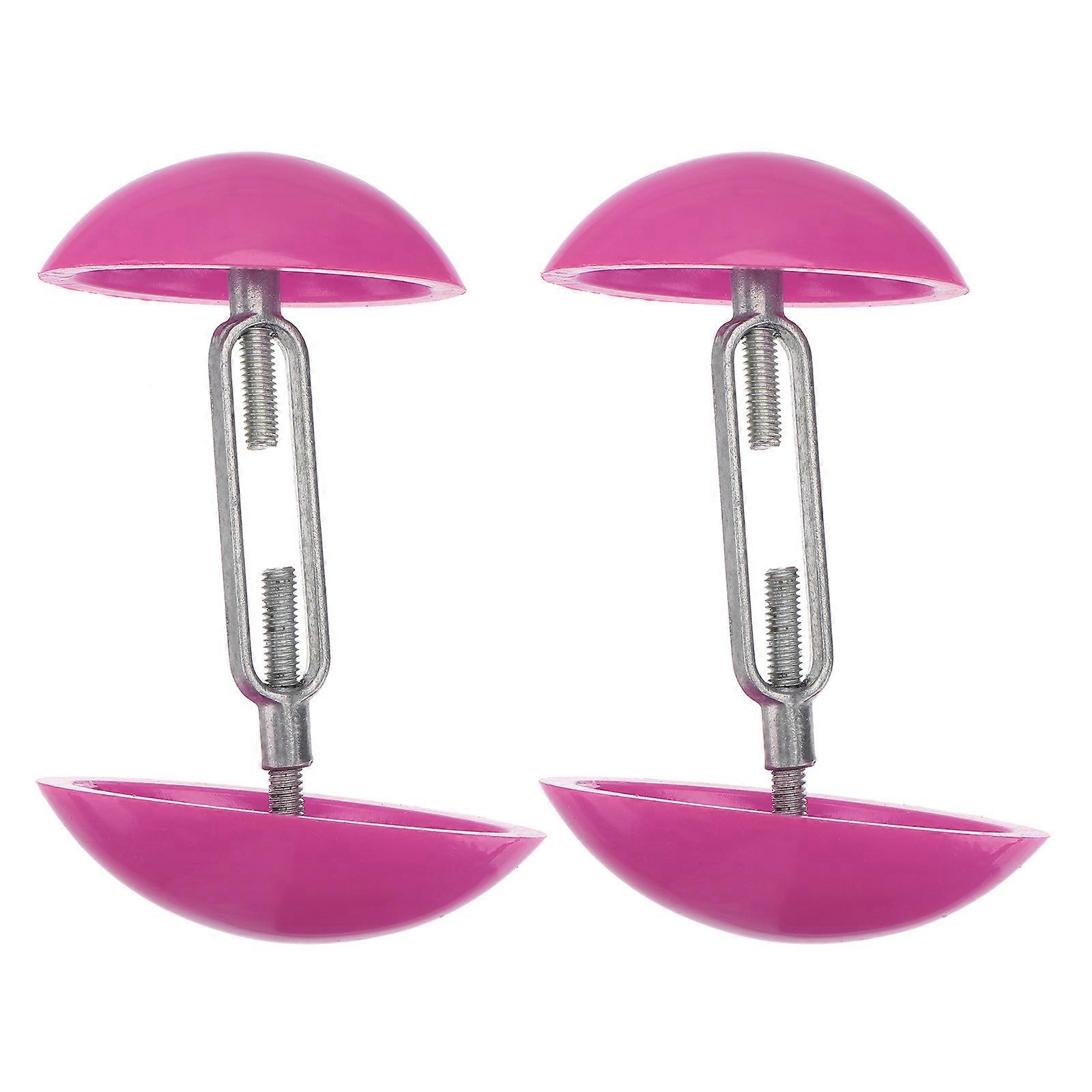 Adjustable Mini Shoe Expander Pair Plastic Shoe Supports for Home Storage and Travel Use