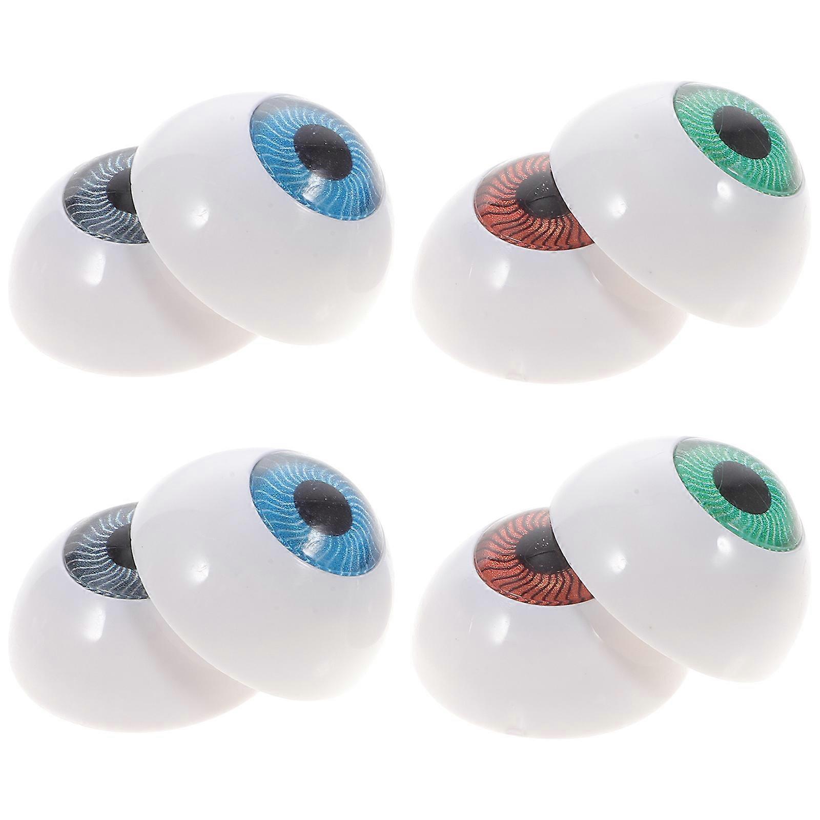 Eyeballs Halloween Props 8Pcs Halloween Prop For Adults Kids Over 3 Years Round Style For Halloween Parties And Festivals
