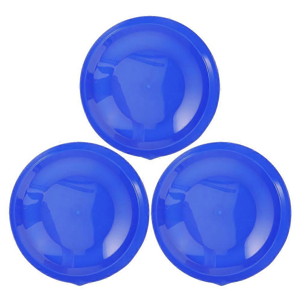 Outdoor Bubble Ring Toy Large Plastic Plates for Bubble Making 3Pcs Set