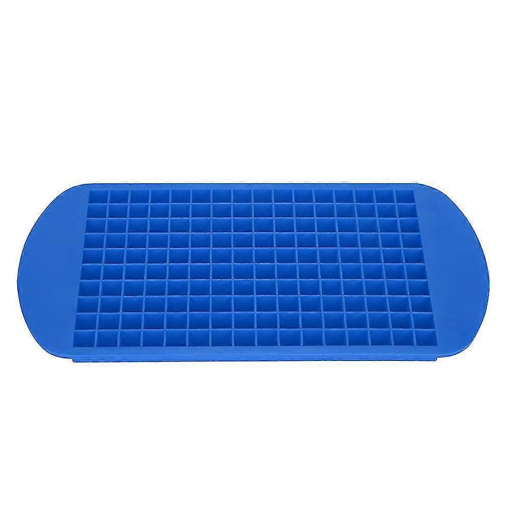 160 Slots DIY Creative Food Grade Silicone Ice Cube & Cake Mold - Versatile Blue Tray for Making Ice Cubes, Cake Pops, & More