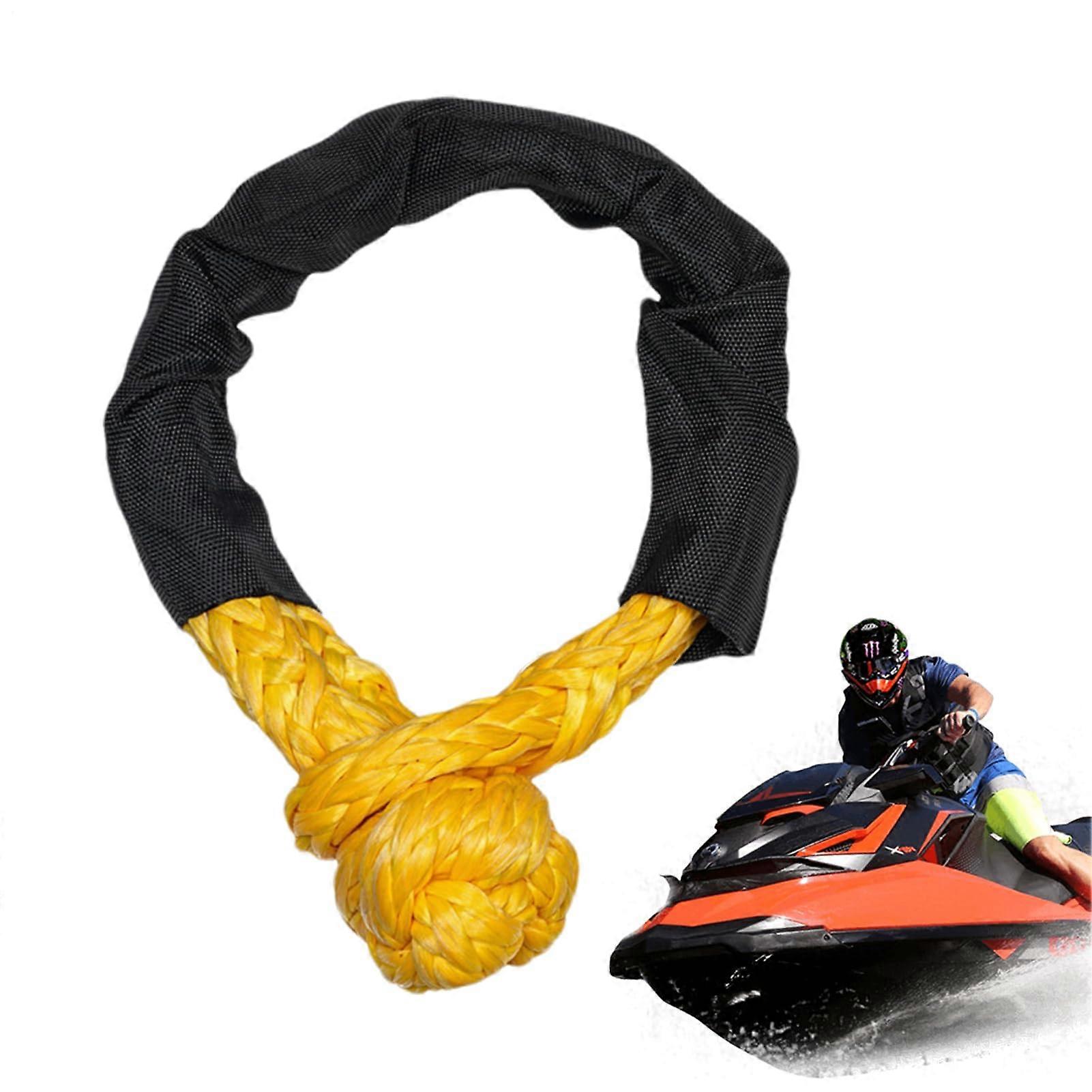 Shackle – synthetic rope with soft shackle, strength, soft loop rope, recovery rope for offroad tow hitch, to  the tow strap