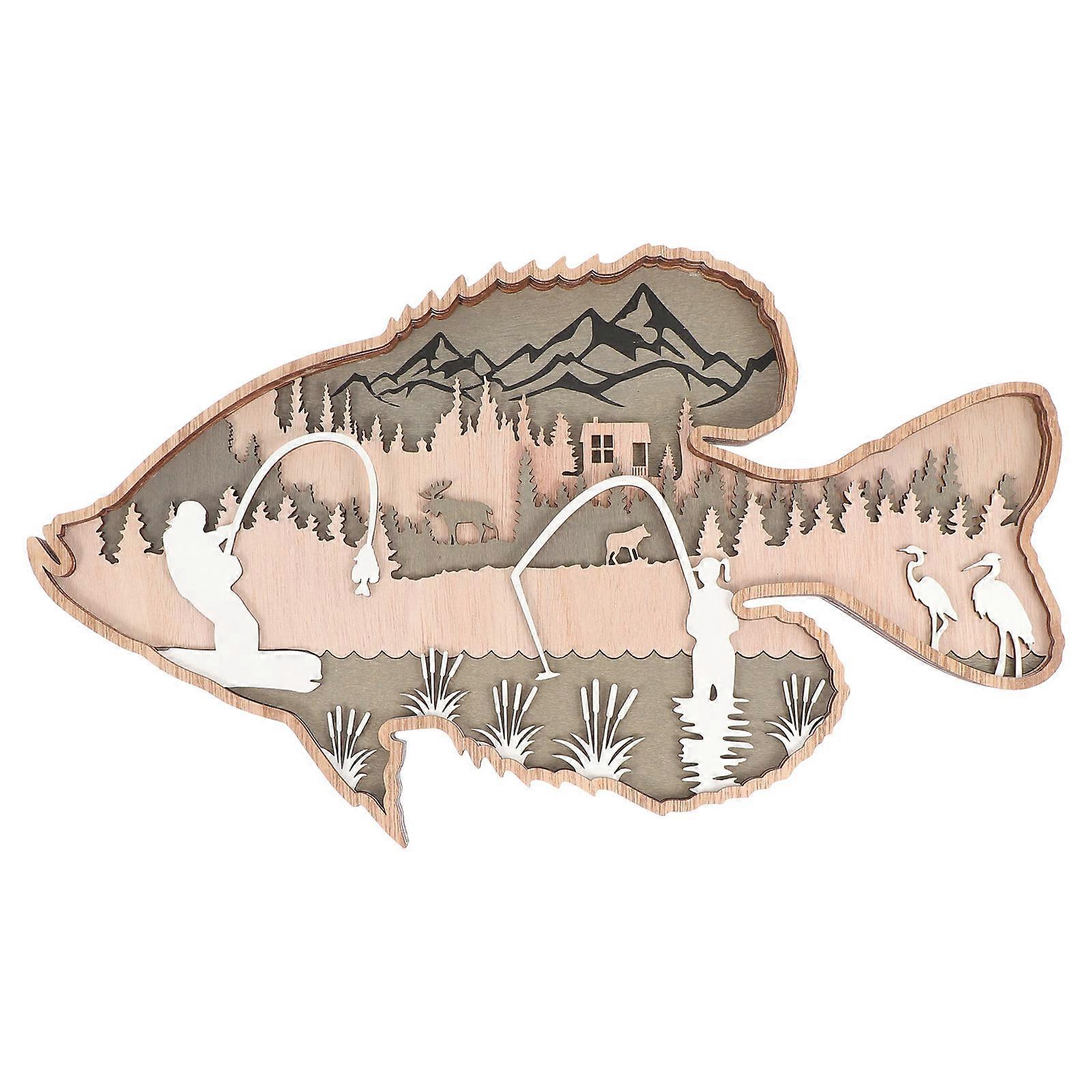 Realistic Modeling Fish Shape Hanging Ornament For Homeowners 1Pcs