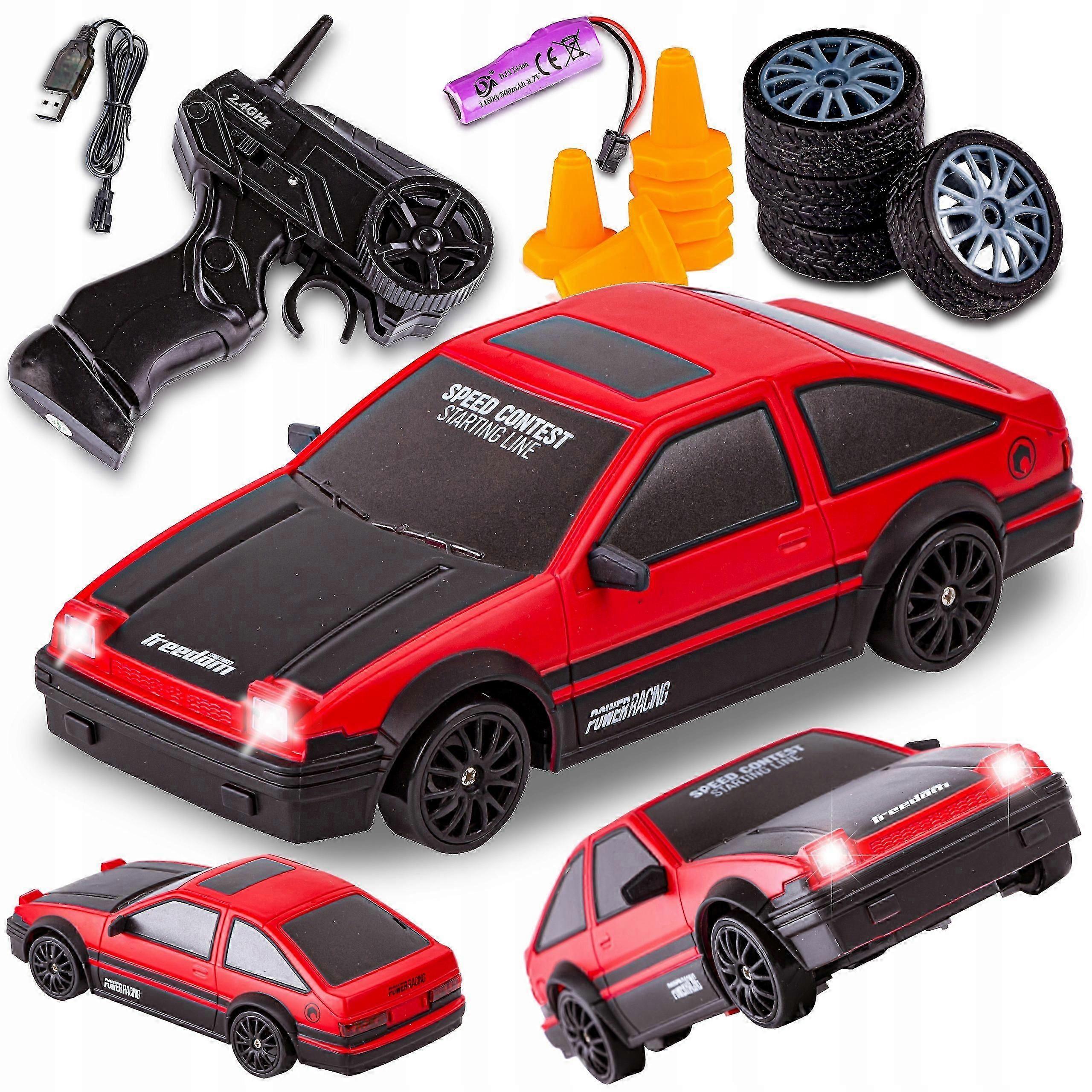 1:24 Scale Remote Control Drift Car with 4WD for Racing Fun