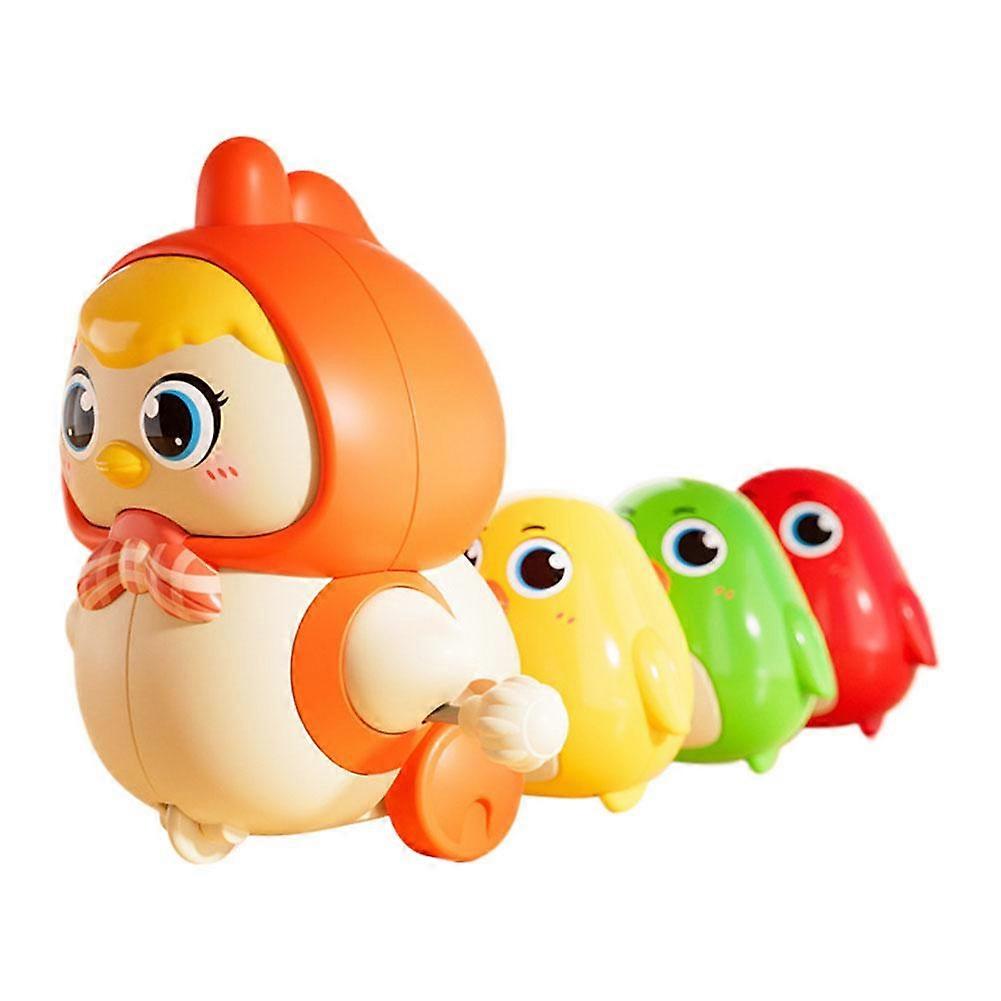 Musique éducative Jouets rampants pour enfants Poulet Balançant Mignon Dessin animé Cadeau